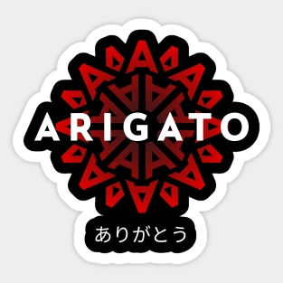 Arigato Sticker